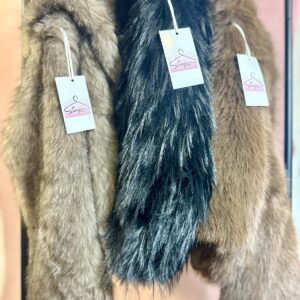 Luxusní huňatý kabátek z viskózy