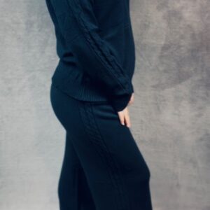 Dámský úpletový set – svetr + kalhoty